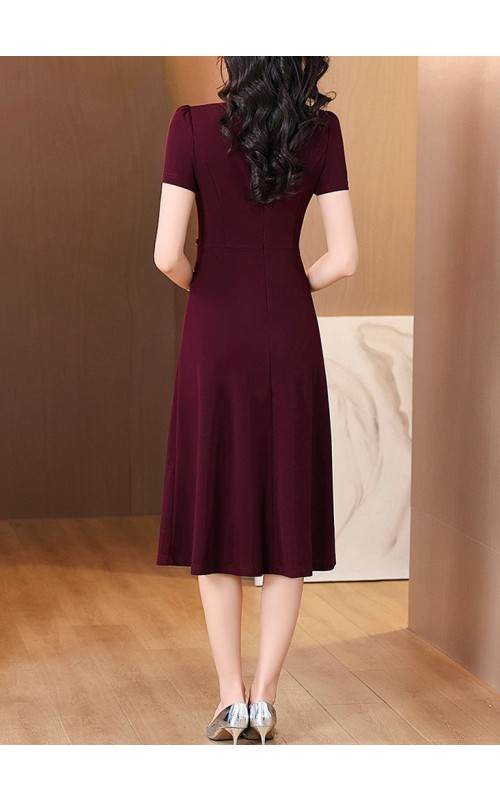 4✮- OWFMY14373 - Knee Dress (Small Cut)