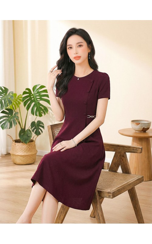 4✮- OWFMY14373 - Knee Dress (Small Cut)