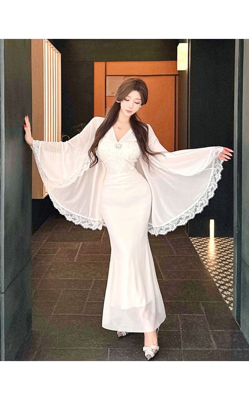 4✮- OWFMY15970 - Bodycon Maxi Dress