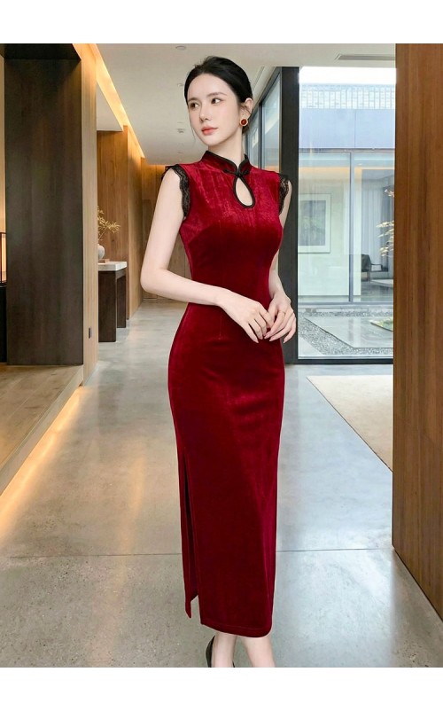 4✮- OWFMY16056 - Bodycon Midi Dress (Small Cut)