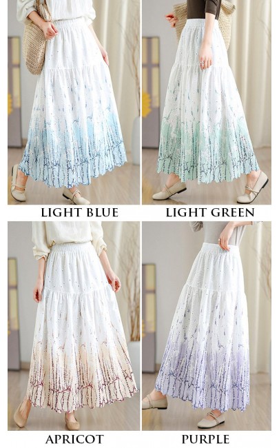4✮- OWFMY16240 - Midi Skirt (S-3XL)