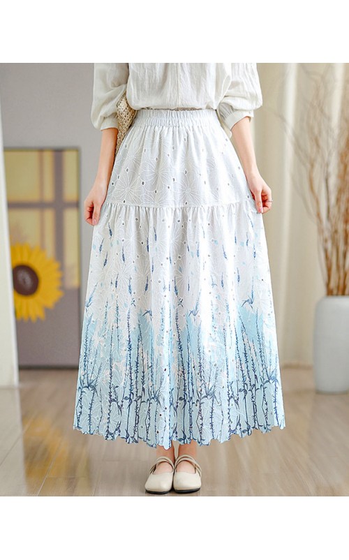 4✮- OWFMY16240 - Midi Skirt (S-3XL)
