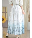 4✮- OWFMY16240 - Midi Skirt (S-3XL)
