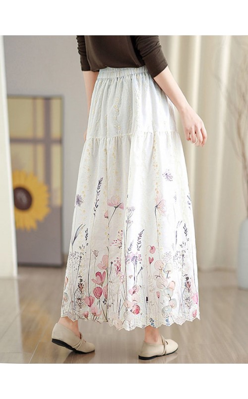 4✮- OWFMY16241 - Midi Skirt (S-3XL)