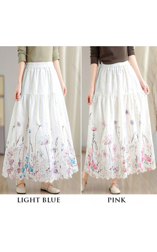 4✮- OWFMY16241 - Midi Skirt (S-3XL)
