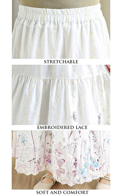 4✮- OWFMY16241 - Midi Skirt (S-3XL)