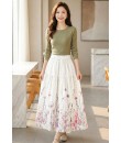 4✮- OWFMY16241 - Midi Skirt (S-3XL)