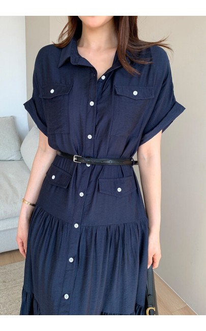 4✮- OWFMY16432 - Midi Dress (S-XL)