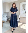 4✮- OWFMY16432 - Midi Dress (S-XL)