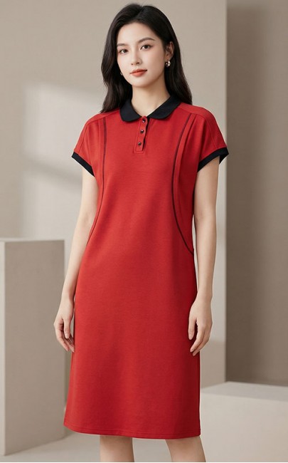 4✮- OWFMY17247 - Knee Dress