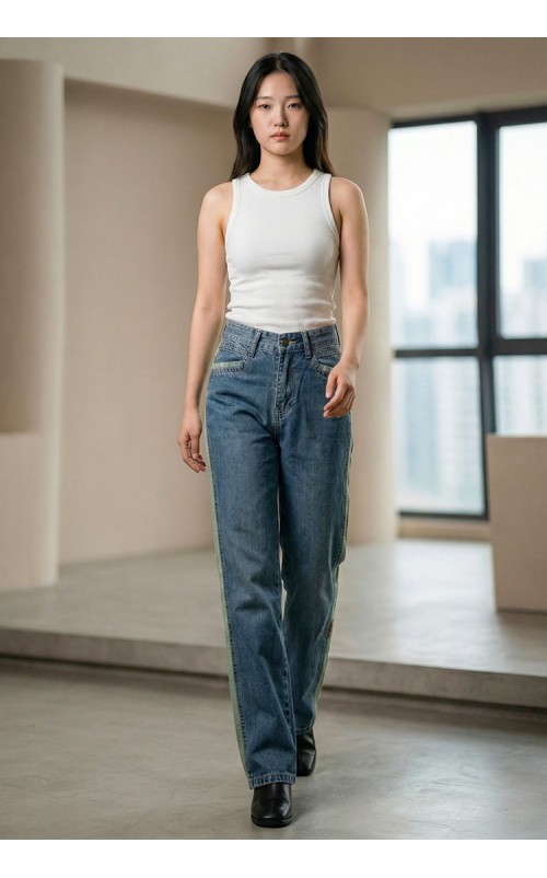 4✮- OWFR300 - Denim Pants (Ready Stock)