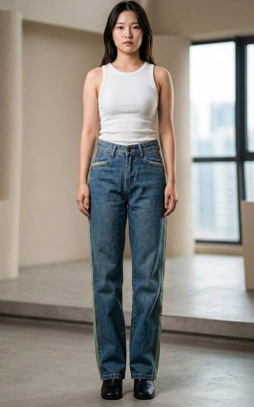 4✮- OWFR300 - Denim Pants (Ready Stock)