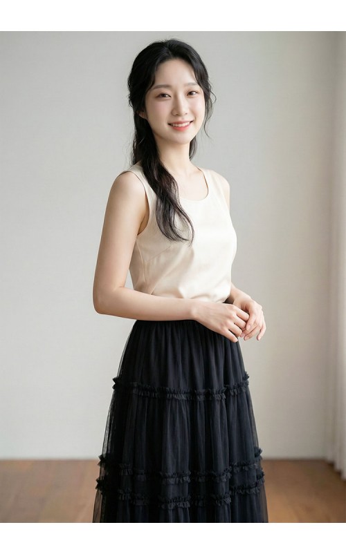 4✮- OXFMY17259 - Midi Skirt