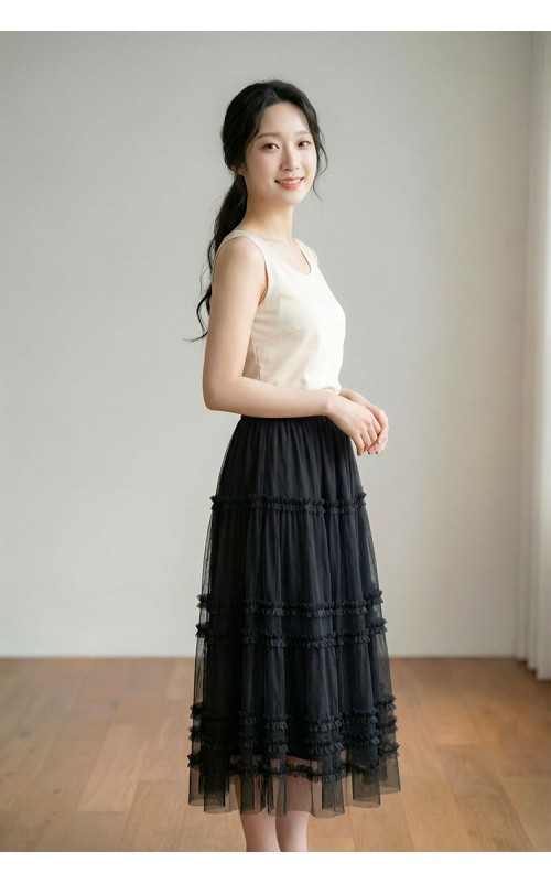 4✮- OXFMY17259 - Midi Skirt