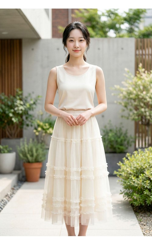 4✮- OXFMY17259 - Midi Skirt