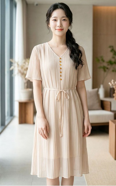 4✮- OXFRY14 - Knee Dress