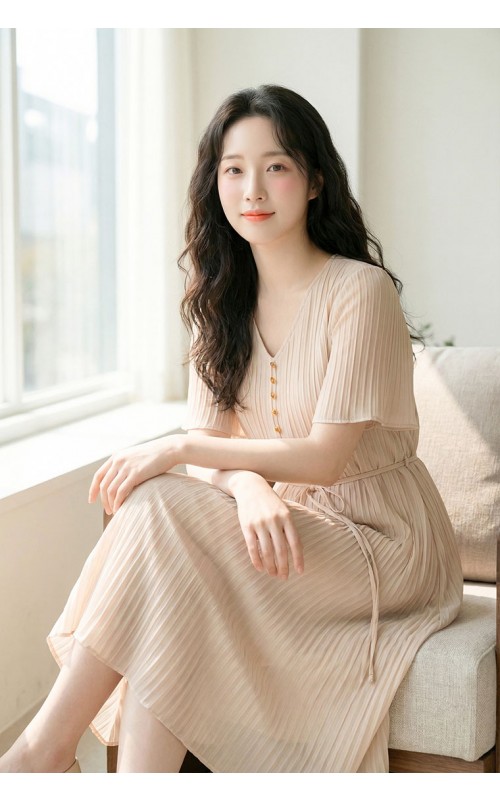 4✮- OXFRY14 - Knee Dress