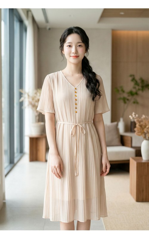 4✮- OXFRY14 - Knee Dress