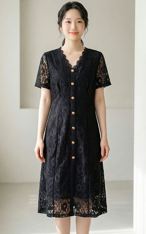 4✮- OXFRY16 - Knee Dress