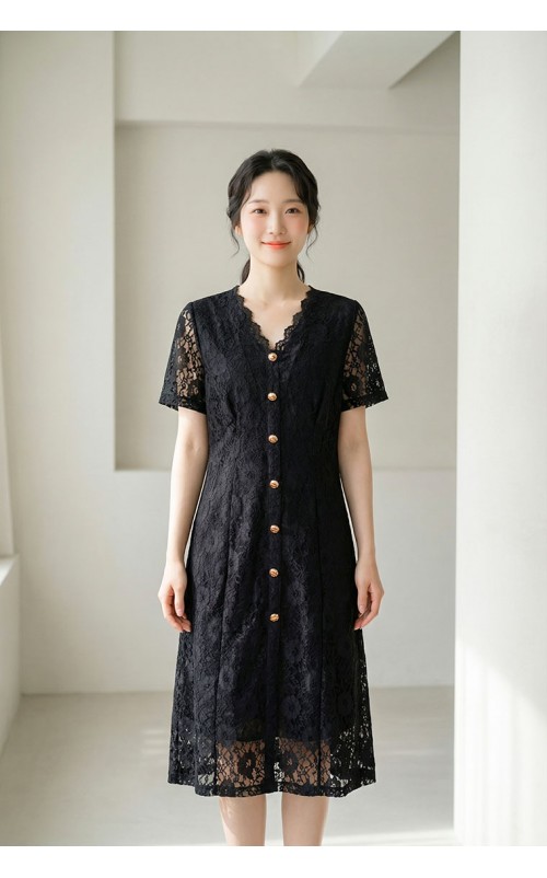 4✮- OXFRY16 - Knee Dress