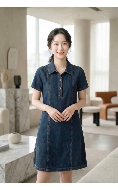 4✮- OXFRY70081 - Denim Dress