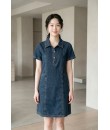 4✮- OXFRY70081 - Denim Dress
