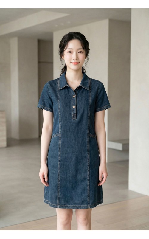 4✮- OXFRY70081 - Denim Dress