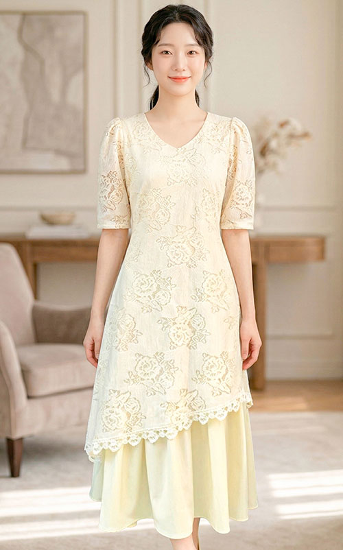 4✮- OYFRY1141 - Midi Dress