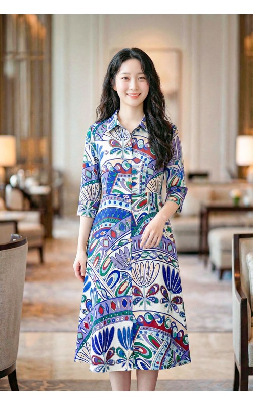 4✮- OYFRY1438 - Midi Dress