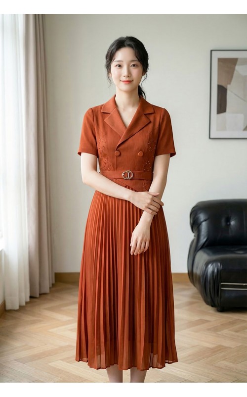 4✮- OYFRY172 - Midi Dress (XS-3XL)