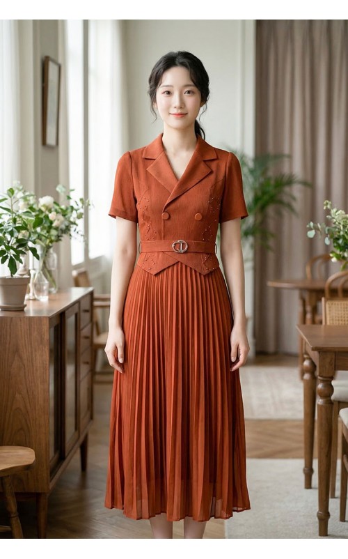 4✮- OYFRY172 - Midi Dress (XS-3XL)