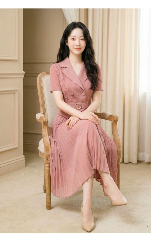 4✮- OYFRY172 - Midi Dress (XS-3XL)