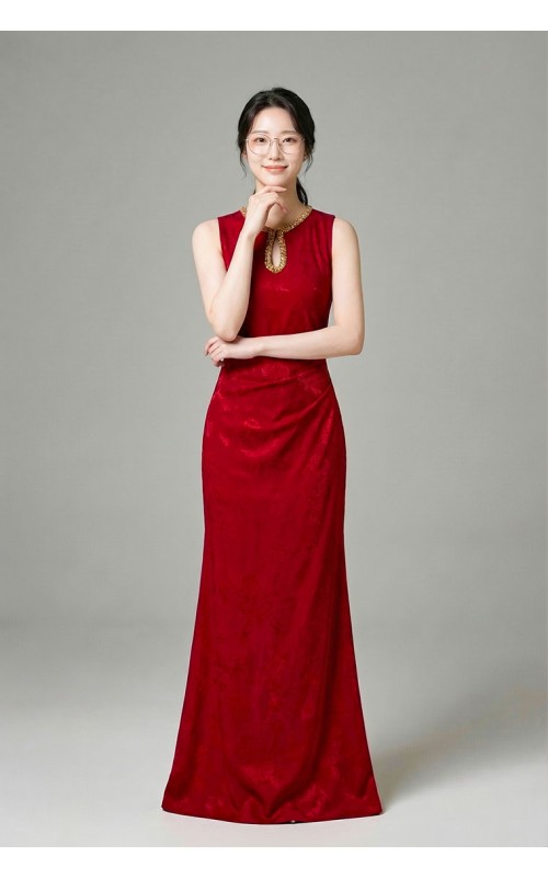 4✮- OYFRY246 - Bodycon Mermaid Midi Dress (Small Cut)