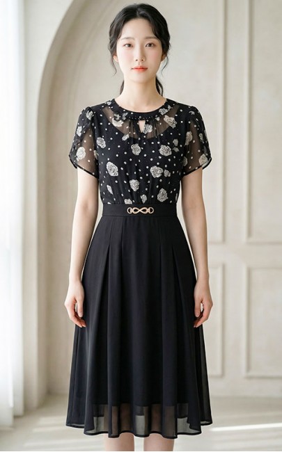 4✮- OYFRY262 - Knee Dress