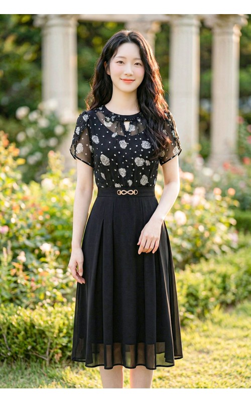 4✮- OYFRY262 - Knee Dress