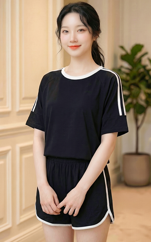 4✮- OYFRY387 - Set (Top+Shorts)