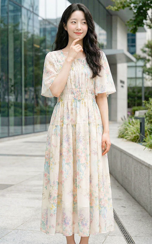 4✮- OYFRY484 - Midi Dress