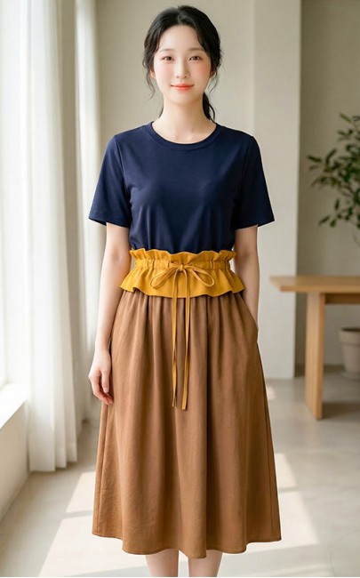 4✮- OYFRY580 - Knee Dress