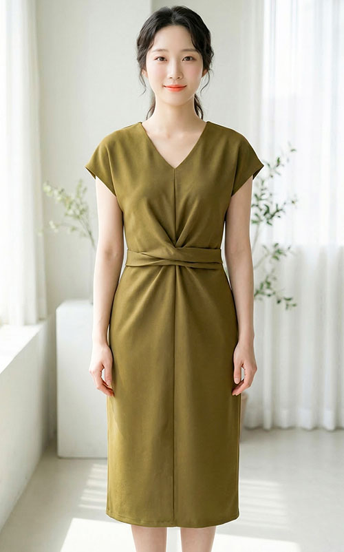 4✮- OYFRY626 - Knee Dress