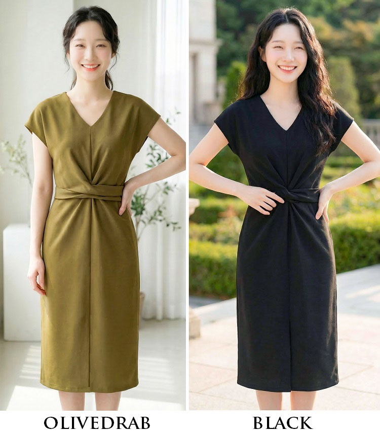 4✮- OYFRY626 - Knee Dress