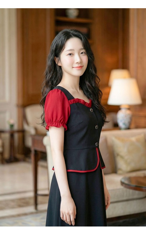 4✮- OZFRY1561 - Knee Dress