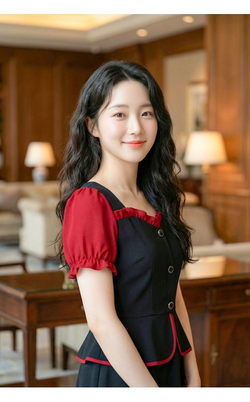 4✮- OZFRY1561 - Knee Dress