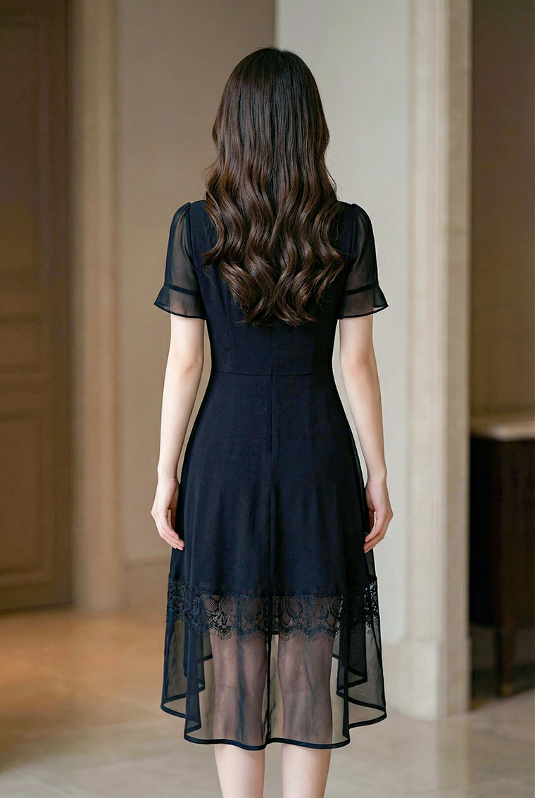 4✮- OZFRY1567 - Knee Dress