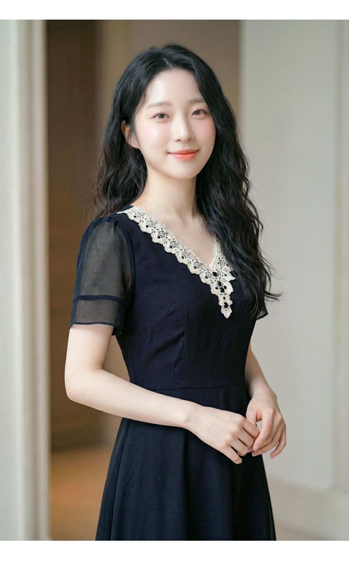 4✮- OZFRY1567 - Knee Dress