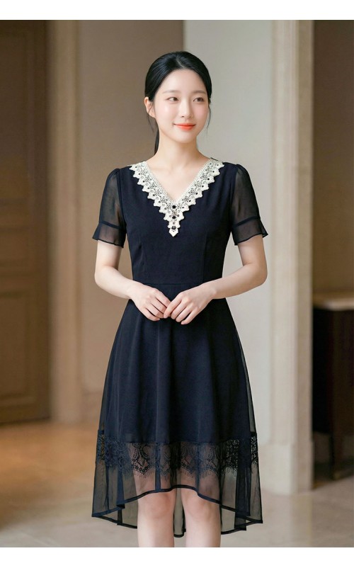 4✮- OZFRY1567 - Knee Dress