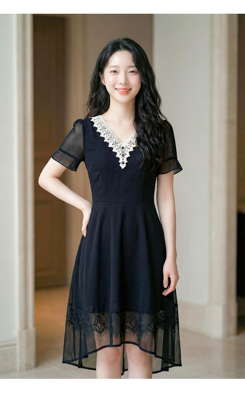 4✮- OZFRY1567 - Knee Dress