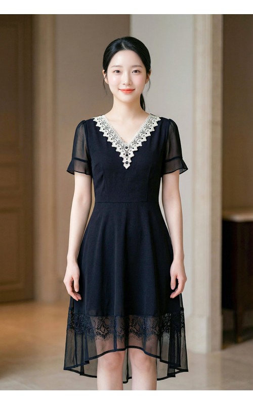 4✮- OZFRY1567 - Knee Dress