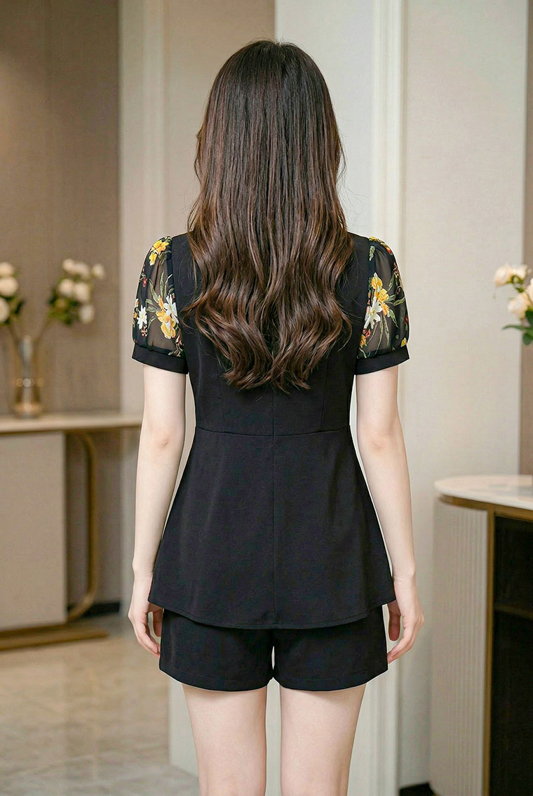 4✮- OZFRY1570 - Set (Top+Shorts)