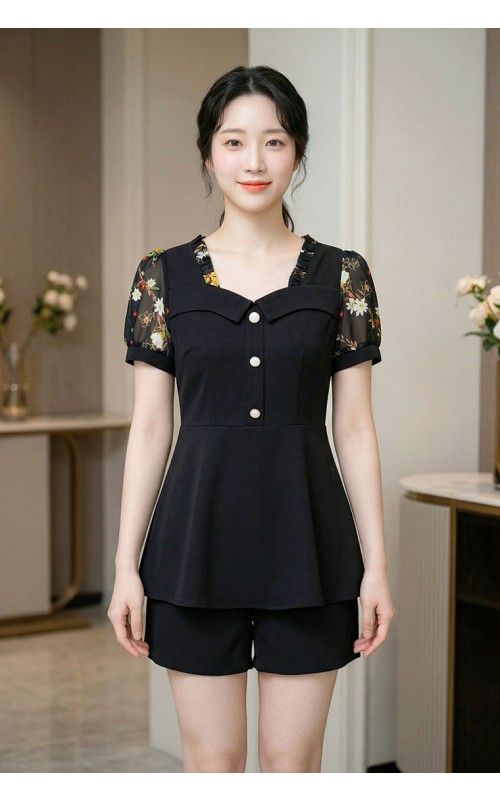 4✮- OZFRY1570 - Set (Top+Shorts)