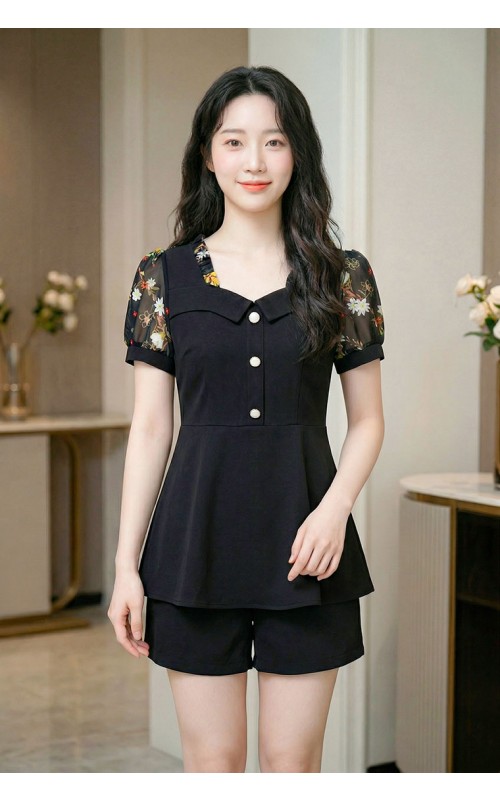 4✮- OZFRY1570 - Set (Top+Shorts)